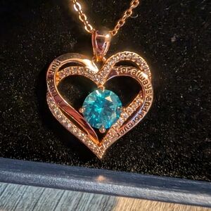 Heart Pendant Necklace December